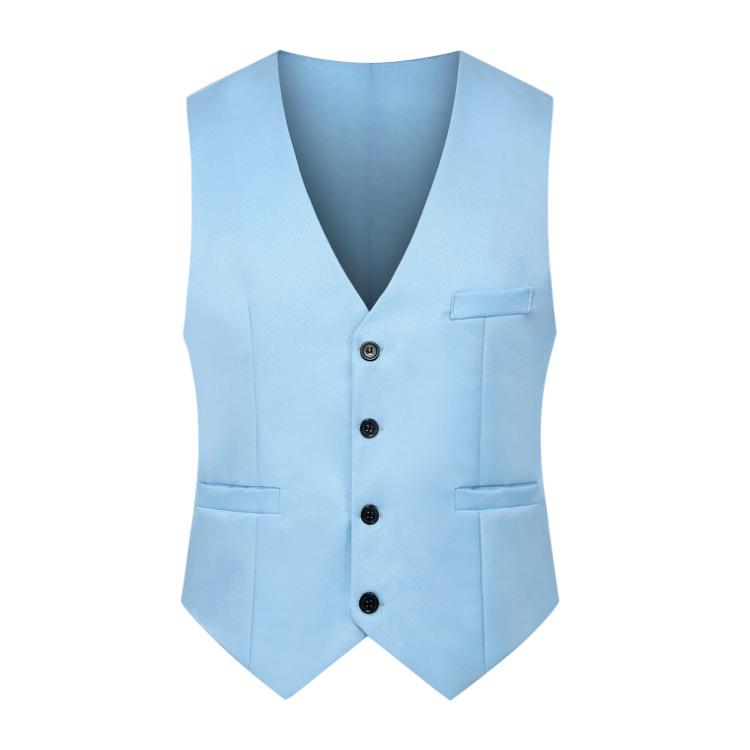 Ανδρικό Γιλέκο Κοστουμιού Casual Slim Fit Κορεατικού Στυλ Μεγάλο Μέγεθος