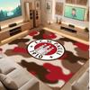 FC St. Pauli Football Print Crystal Velvet Rug, Comfortable Water Absorbent Non Slip Indoor Floor Carpet