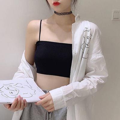 Il raccolto a fascia abbellisce la schiena intorno alla cinghia toracica Tracolla sottile Biancheria intima anti-luce