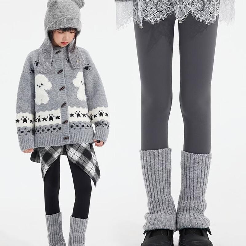 

Girls Faux Two-Piece Yoga Leggings 170