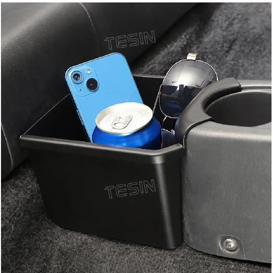 TESIN Stowing Tidying Car Central Control Rear Storage Box Organizer Tray For Suzuki Jimny JB43 2007-2017 Interior Accessories