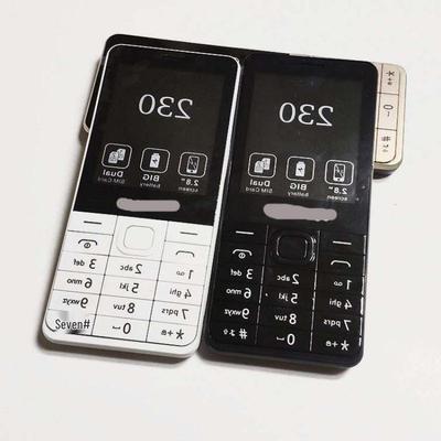 Téléphone Portable GSM 2G Double SIM avec Écran de 2,8 pouces - Idéal pour les Personnes Âgées et les Étudiants