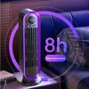 New Desk Fans Small Quiet Office for Saving Space Battery Digital Display Operated 3 Speed Adjustment 90° Oscillation Bladeless