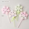 Christmas decorations pink candy Christmas cane snowman pendant Christmas tree decoration pendant window arrangement props