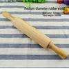 Christmas Reindeer Carved Rubberwood Rolling Pin for Baking Dumplings