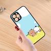 Cute BuBu DuDu Phone Case Black Matte For IPhone 16ProMax 15 13 12 11 14 Pro Max Mini Plus SE2020 XS Max XR Cover