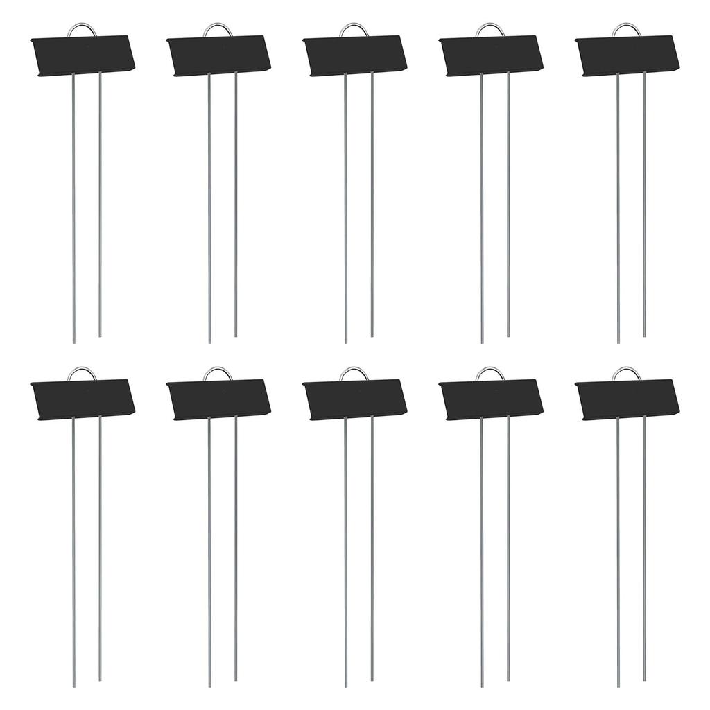 10x Metal Plant Tags Plant Category Tag Easy To Use Rustproof Garden Signs Planting Seedling Stake for Vegetables Herb Flower
