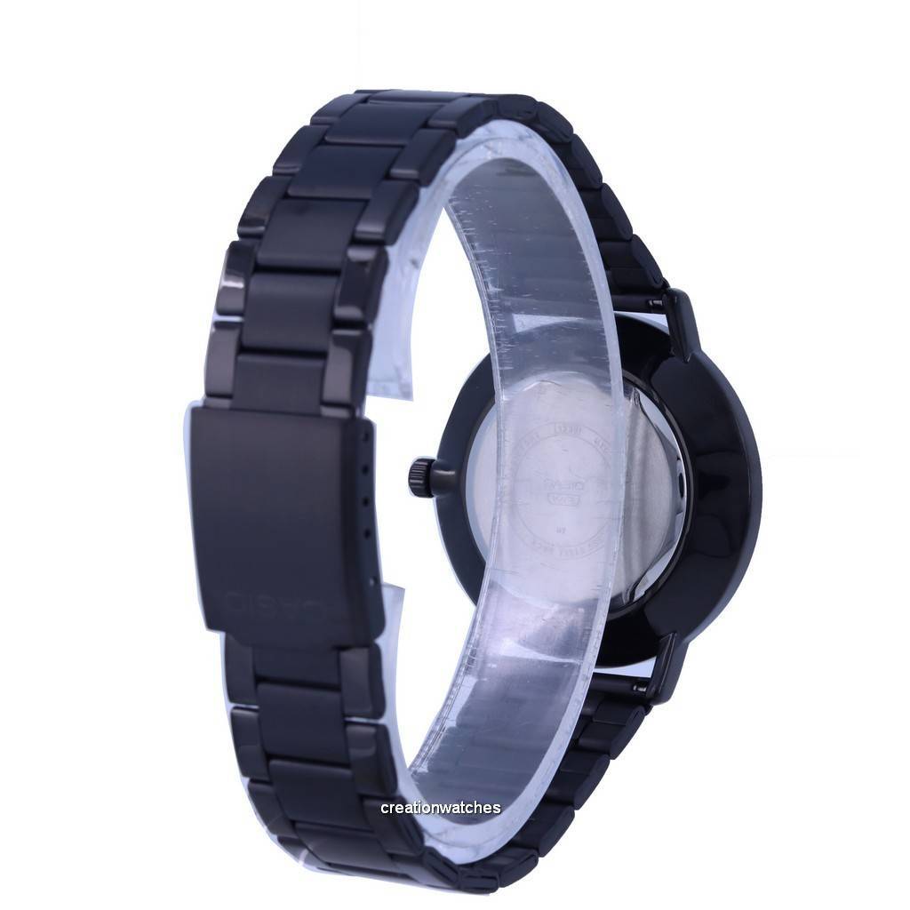 Casio Black Dial Stainless Steel Analog MTP-VT01B-1B MTPVT01B-1B Men's Watch