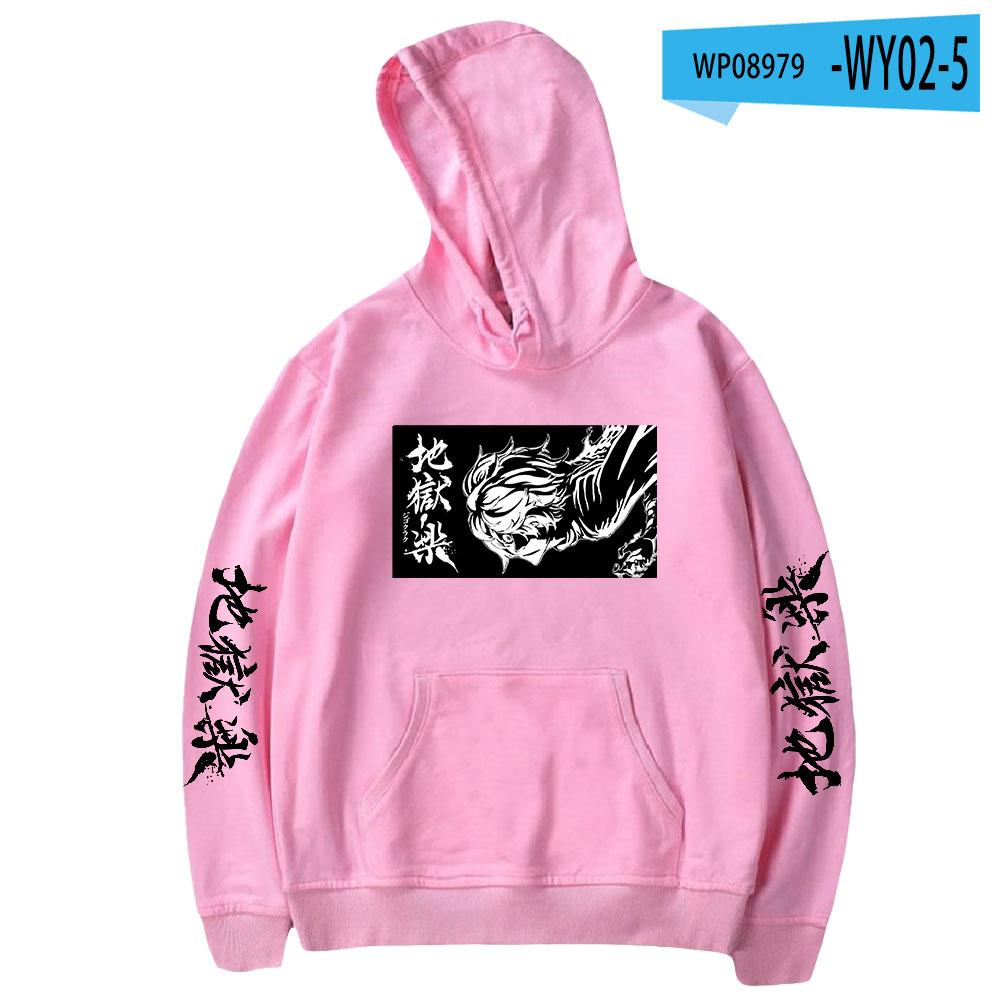 2023 Jigoku Raku Gabimaru Anime Hoodie Long Sleeve Woman Man Sweatshirts Harajuku Streetwear Jigokuraku Manga Clothes Hoodies