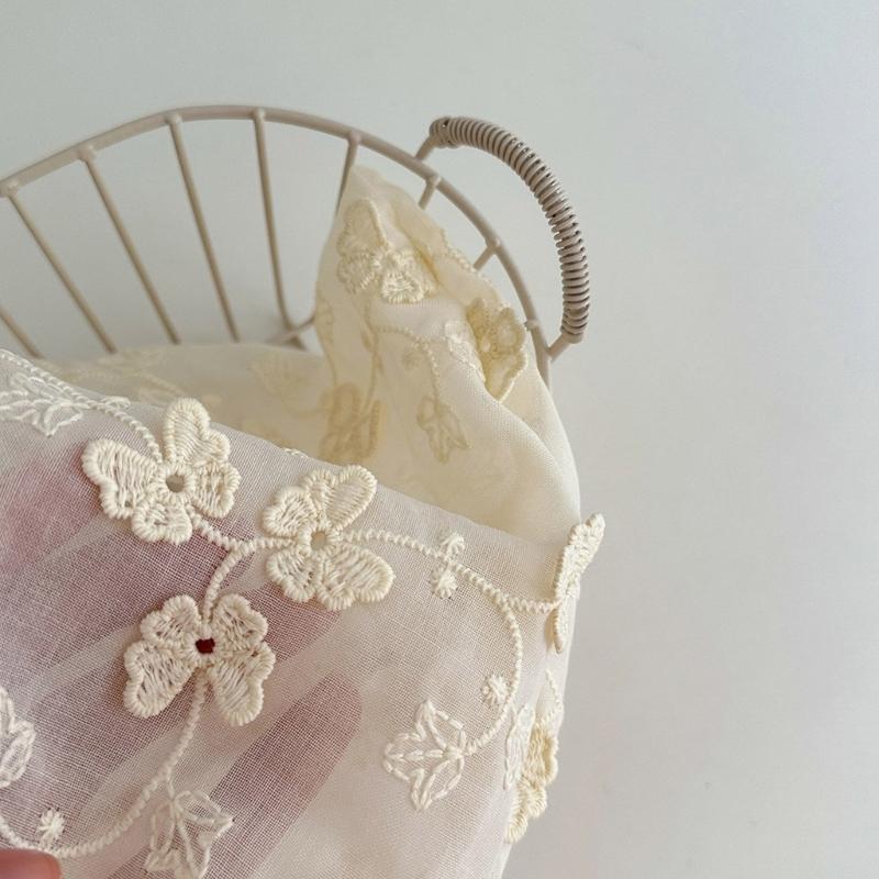 Bequeme Babymütze Sommerhaube Stickerei-Design Fötale Mützen mit Kinnband für Säuglingsmädchen 2-18 Monate