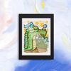 Frame Display Storage Picture Interchangeable Art Changeable for Postcards Schoolwork