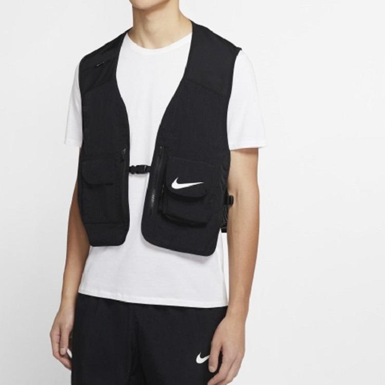 Nike F.C. Functional Windproof Vest With Removable Chest Pocket Men Vest Black CK9974-010