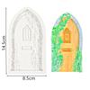 Flowers Door Silicone Mold DIY Fondant Cake Decorating Tool Sugarcraft Chocolate Candy Clay Gumpaste Mold Cupcake Baking Tool