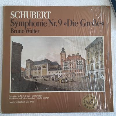 LP Record FRANZ SCHUBERT BRUNO WALTER STOCK  Symphonie Nr. 9 Die Groe 27164XAK Eurodisc Germany Classical Used