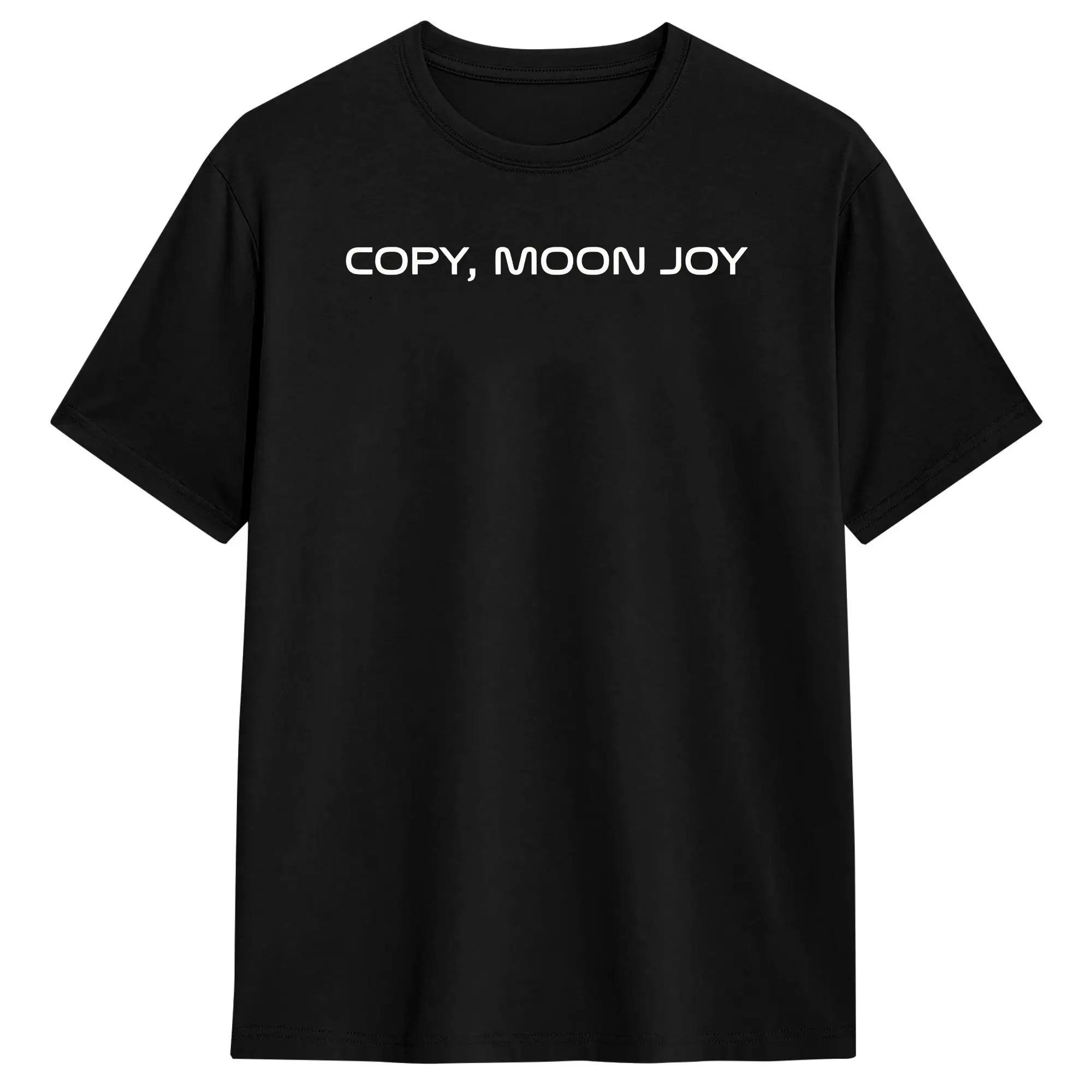 

2026 Summer Fashion Trendy Unisex TShirt Copy Moon Joy Novelty Cotton Tee Shirt Short Sleeve T Shirt Crewneck Clothes Gift Idea 2XL