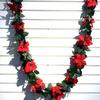 Christmas Rattan Flower Ornaments - Holiday Home Decoration
