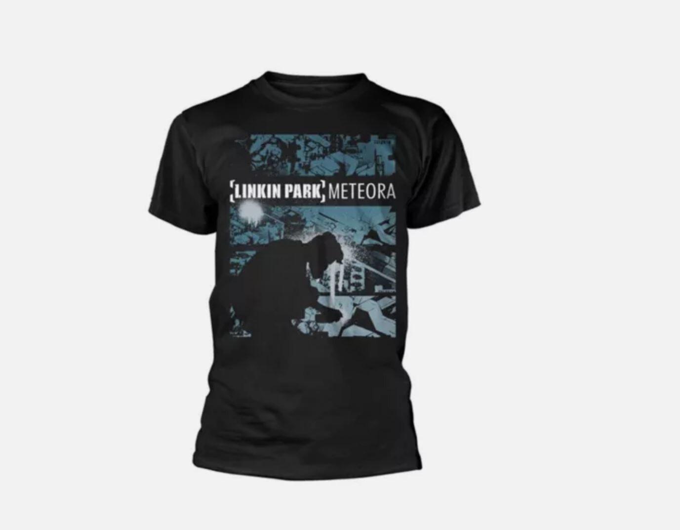 26 Linkin Park Meteora Drip Collage Black T-Shirt NEW Unisex T-Shirt M