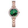 Light Luxury Fashion Round Quartz Watch Student Ladies Alloy Bracelet Waterproof Watch Luminous Rose Gold