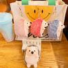 Niedliche kleine Igel Plüsch Schlüsselanhänger, Greiferautomaten-Puppen, Stofftiere, Schultaschen, Anhänger, Puppen, Kleine Geschenke und Dekorationen
