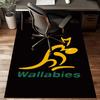 Englang Rugby Rose Emblem Rug Office Floor Mat - Machine Washable for Bedroom, bedroom, livingroom, Room Decor Fan Gifts Christmas