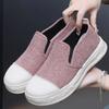 High on Platform Canvas Shoes for Women Original Offer Comfortable and Elegant Cotton Cheap Trends 2025 Deals New Woman Footwear