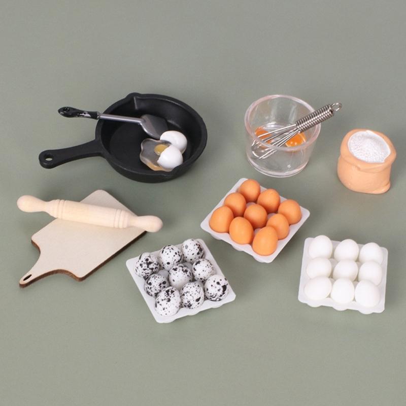 Handcrafted Miniature Bakery Counter With Wood Resin Plastic For Dollhouses Accessories Realistic Cooking Station Photography Prop