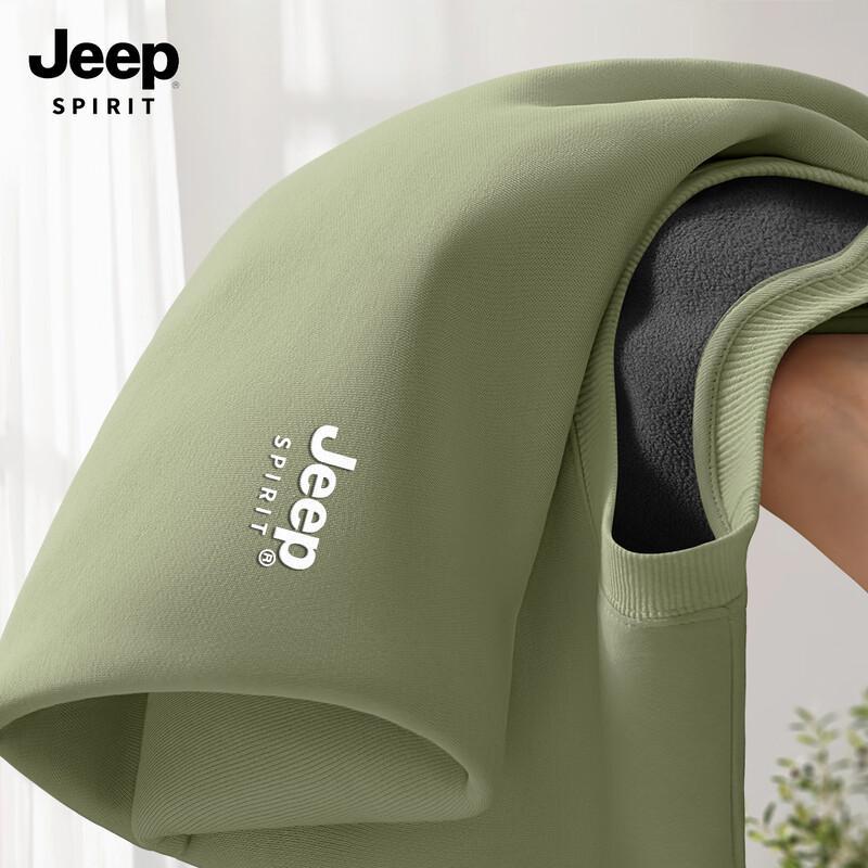 JEEP SPIRIT Herren Winter Warmes Fleece Sweatshirt