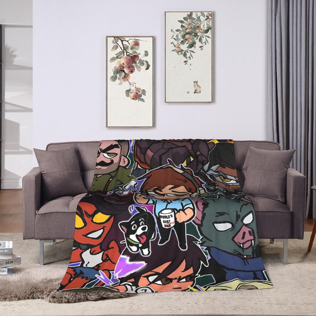 Dispatch Game Flannel Blanket Autumn  Soft Durable Throw Blanket for Girls Boys Living Room Novelty Bedspread Sofa Bed Cover