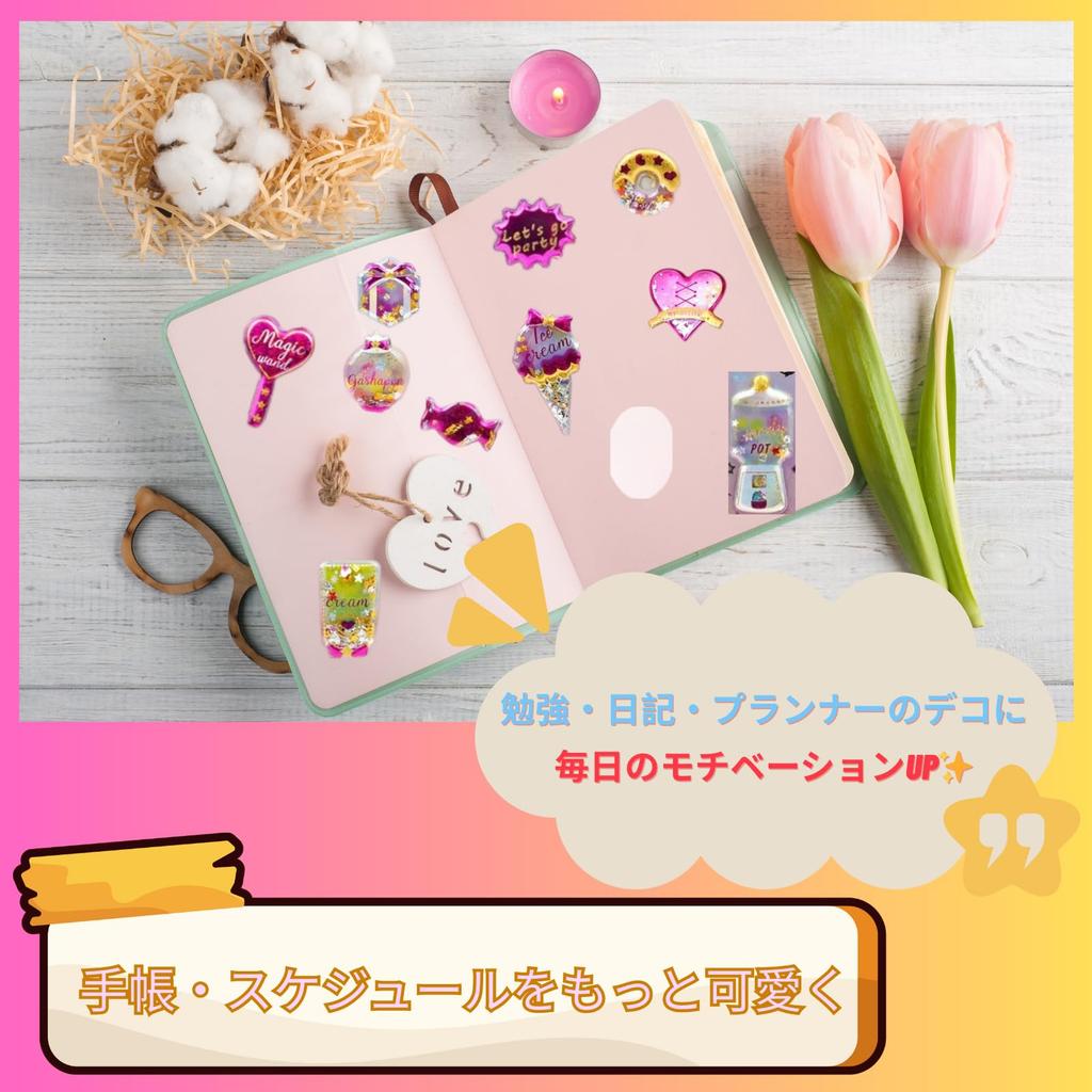 Otantik Simli Shaka Shaka 12 Şişkin Parlak 3D Popüler ve Sevimli Payetli Etiketler için ve Etiketlerin Programları, Türleri, Etiketler, Planlayıcılar,