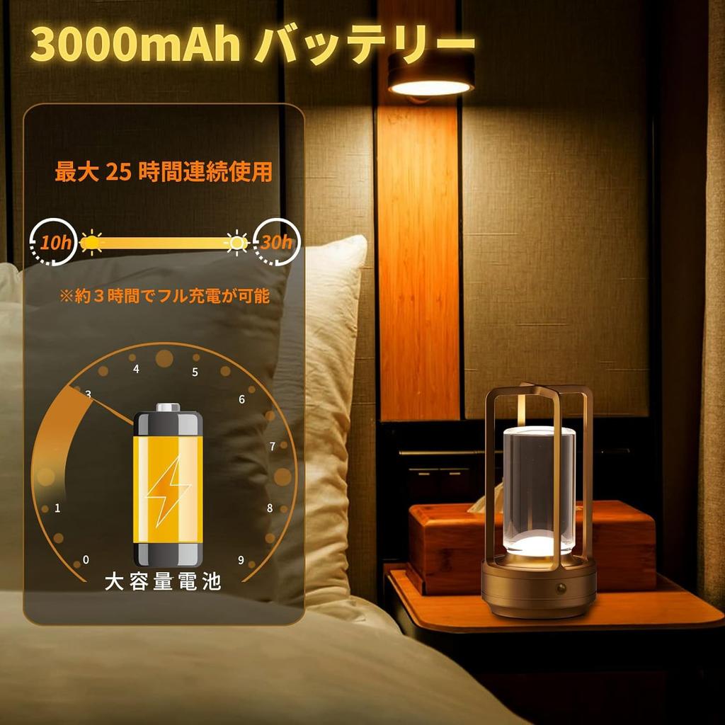 Stylish Indirect Lighting Stand Lamp Yokatta Cordless 3600mAh Table Lamp Touch Control 3 Color Modes Stepless Dimming Stylish Interior Night Light Des
