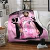 Leo Messi's Iconic Jersey Blanket Warmthful Decor Suitable for Bed Picnics Seaside Four Seasons Universal Stylish Decor Birthday Christmas Gift Blanke