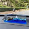 Nava de croazieră Fluid Drift Sticlă Clepsidra Decorație de birou Creative Cruise Iceberg Float Fidget Stres Relief Jucării Cadouri