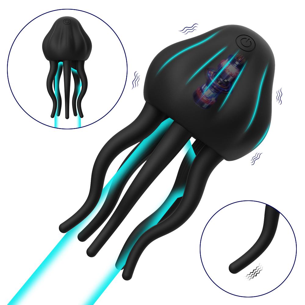 Silicone Penis Trainer, Electric Stimulation Male Masturbator, Vibrator, Penis Enlargement, Adult Sexy Sex Toys, Sex Toys 18+