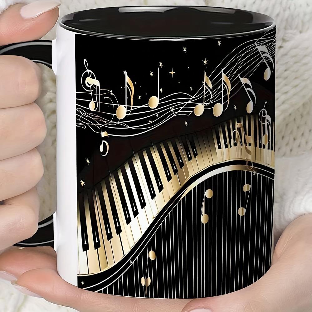 Κεραμική Κούπα Καφέ Πιάνο Κούπα Ποτού Δώρο