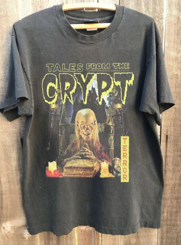 

Tales From The Crypt Movie Graphic Charcoal Unisex T shirt Reprint WA3654 Unisex T-Shirt XXXL