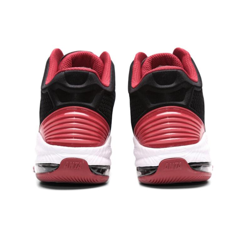 New ANTA Basketball Collection Basketball Shoes Men Mid Top Black/White/Red 91631101-3