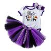 Baby Girls Kids Skirts Set 3PC Romper+Skirts+Headband Halloween Outfits