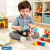 Iwood Children's Building Blocks Model Helicopter for Boys and Girls/3-6 Ages Wooden Children's Day Birthday Gift Toys