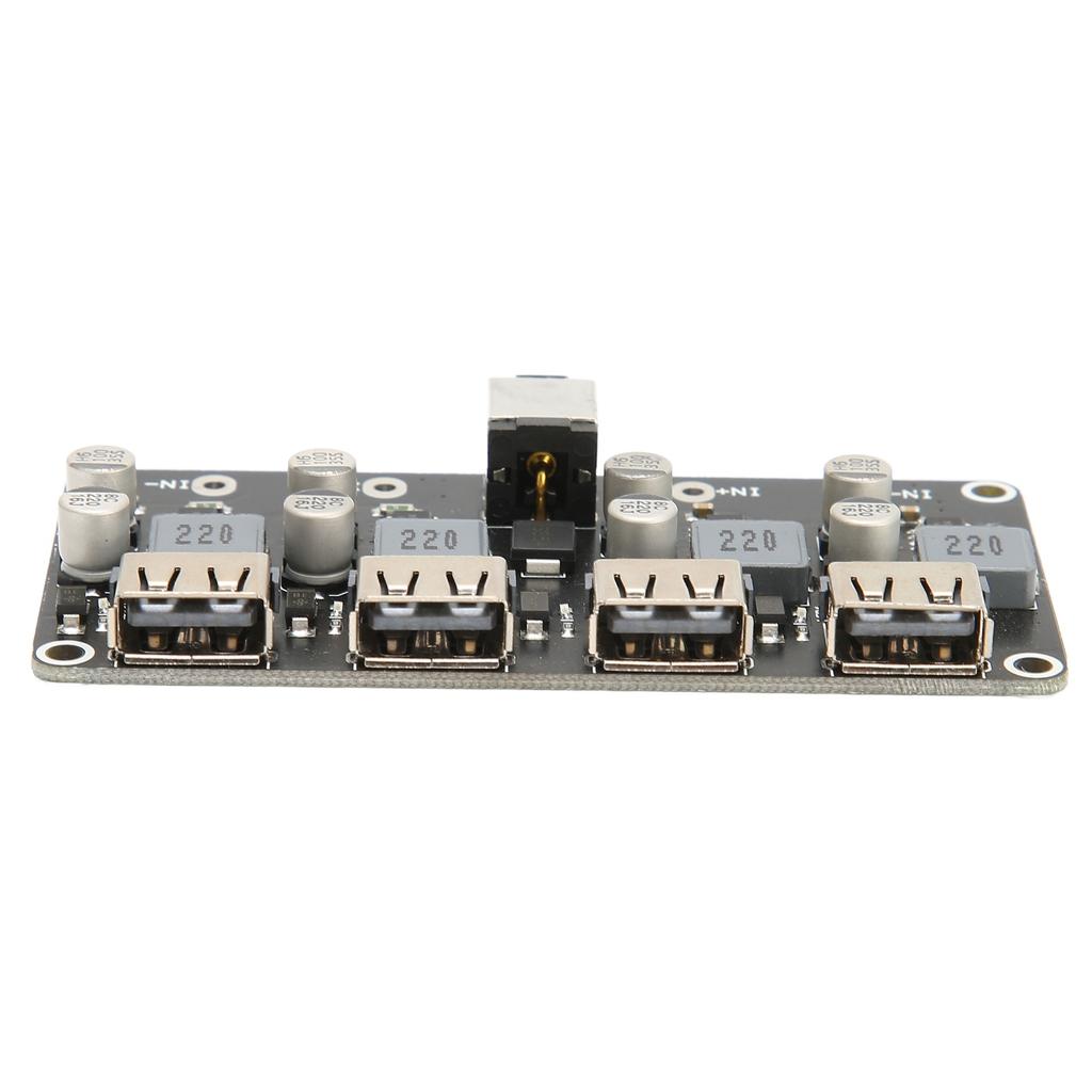 4 Way Fast Charge Module 12V 24V to QC3.0 Power Buck USB Phone Charging Converter Board