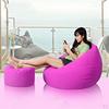 , Round Ottoman with Storage Cover for Pillows Toy Organizer