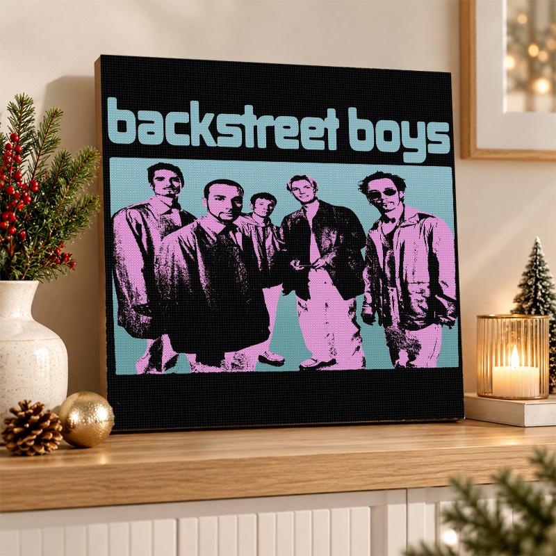 Backstreet Boys Diamond Painting Kit 5D Full Drill DIY Diamond Mosaic Wall Art Home Decor