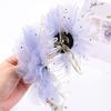 Tassel Shark Clip Peony Flower Hair Clip Temperament Flower Hairgrips  Women