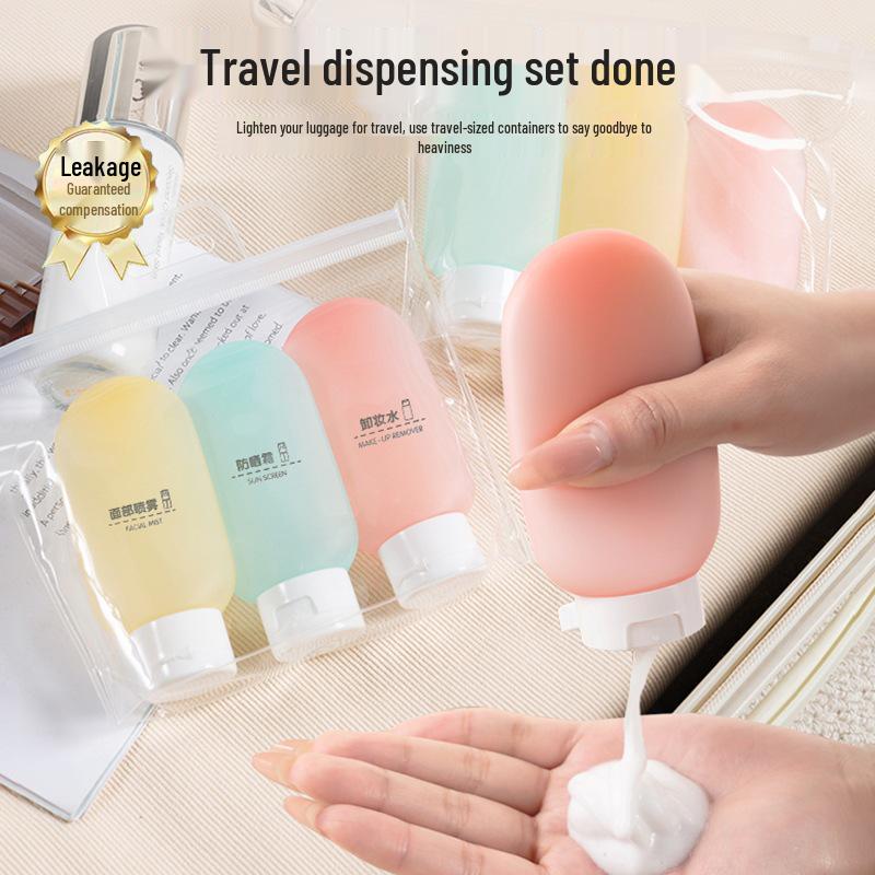 Portable 60ml Travel Dispenser Bottle for Shampoo, Shower Gel, and Facial Cleanser