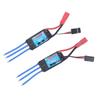 2pcs RC Car Brushless ESC 18A Multiple Protection RC Electronic Speed Controller for Wltoys 124