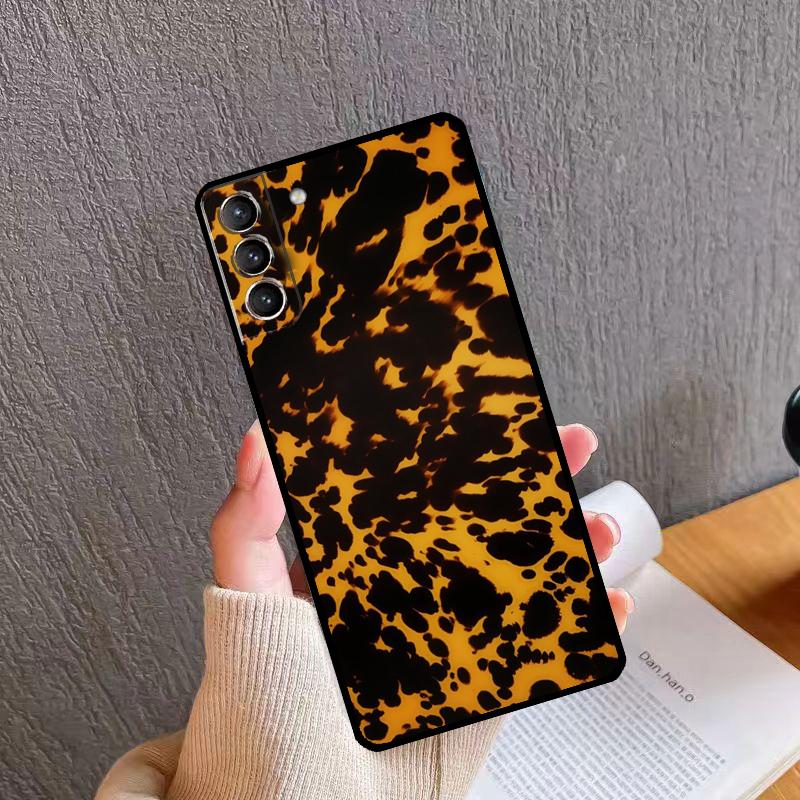 

tortoise shell Marble Pattern Soft Case For Samsung Galaxy S20 FE S21 S22 S23 Ultra Note 20 S8 S9 S10 Note 10 Plus Coque Note 20 Ultra
