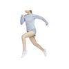 Nike Dri-FIT Solid Color Round Neck Quick-Dry Casual Long Sleeve T-Shirt Women Tops Light-Blue FB4298-440