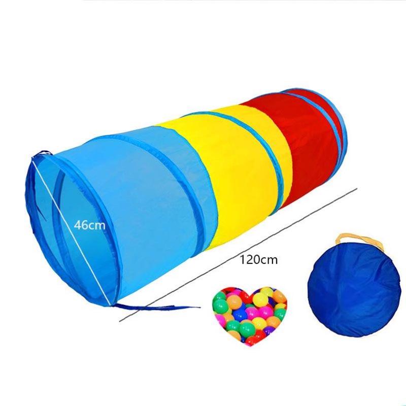 Sunshine Rainbow Children's Crawling Tunnel - Sensory Integration Training Tent for Infants and Toddlers
