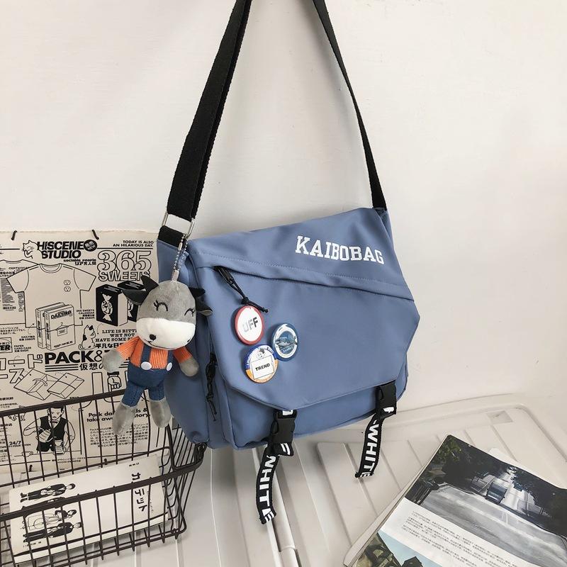 

Сумки Мужские сумки-мессенджеры Студенты колледжа класс загрузка книг тренд повседневные нейлоновые универсальные сумки через плечо модные рюкзаки для мальчиков 31*11*25cm