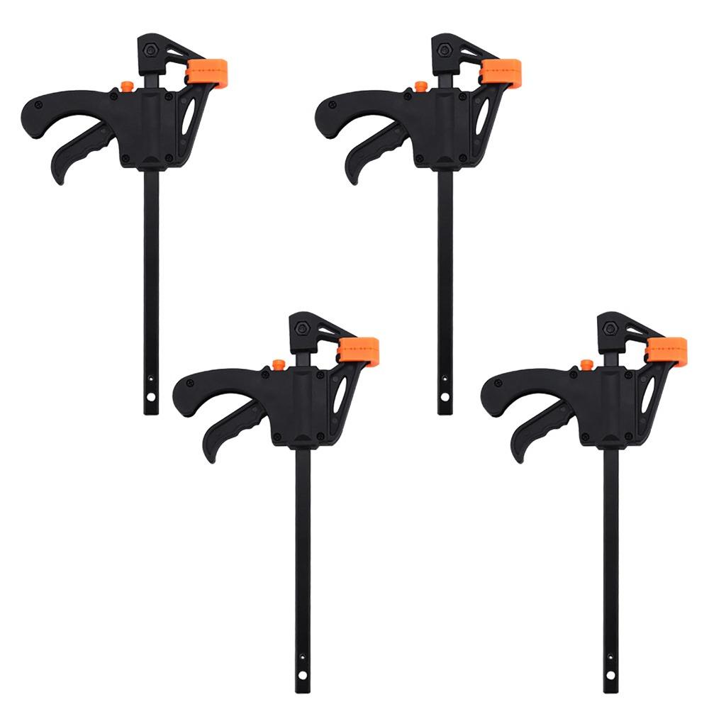 4pcs Durable Bar Clamps 4 Inch Woodworking Clamps Heavy F Clamps Furniture Making