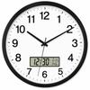 10 Inch Wall Mounted Clock Battery Operated Digital Calendar Clock Round Wall Clocks  Living Room